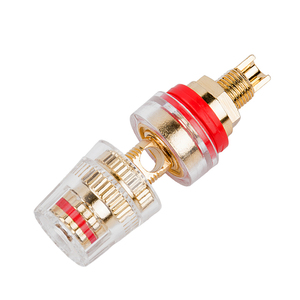 Mạ Vàng Chuối cắm loa thiết bị đầu cuối 32mm/25mm M4 M8 chủ đề cho bộ khuếch đại âm thanh hệ thống PA (Rhodium tùy chọn, tùy chỉnh) - Product Image 4