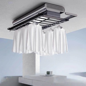 Intelligent electric lifting clothes drying rack balcony folding household invisible clothes drying pole - Product Image 1