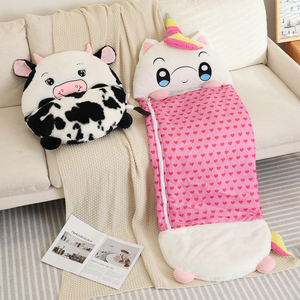 2 IN 1 Tiers chlaf säcke Jungen Mädchen Plüsch puppen kissen Tiers chlafsack für Kinder - Product Image 5