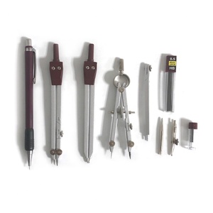 Kit de dessin professionnel 9 pièces pour ingénieurs, compas de précision en métal et ensemble de géométrie pour fournitures scolaires et papeterie - Product Image 5