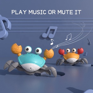 Quà Tặng cho bé Đồ chơi âm nhạc 2-4 năm chạy bằng pin cua chạy bằng điện cua bò cua bé Đồ chơi cua có cảm biến - Product Image 4