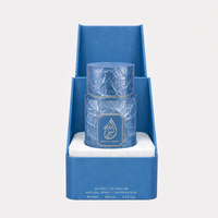 Parfum unisexe Blue Ice Textured Glass, senteur fraîche de citron et menthe, longue tenue, Eau de Parfum 100ml