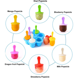 Moldes para Helados DIY de Nuevo Diseño, Libres de BPA, Moldes de Silicona Coloridos para Helados Caseros, Molde para Helados - Product Image 4