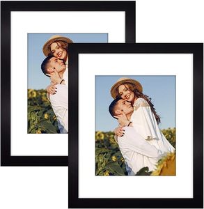 Cadre <span class=keywords><strong>photo</strong></span> en bois noir A4 de luxe moderne 12x16 UV, à poser ou à accrocher au mur, pour la maison, vente en gros - Product Image 1