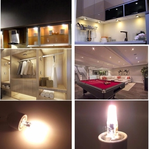Ampoule LED pour <span class=keywords><strong>lustre</strong></span> halogène, <span class=keywords><strong>lampe</strong></span> de remplacement, 30W 40W, bougies à intensité variable, Mini G4, 2W 3W AC DC 12V — 220V, projecteur, Dimmable - Product Image 5