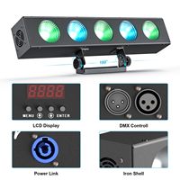 Barre lumineuse de lavage de scène LED 60W 4-en-1 RGBW COB DJ Uplight DMX Control Matrix Light pour la fête de mariage Live Show Stage Lighting