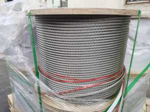 حبل سلكي مجلفن عالي الكربون من الفولاذ 6*19 + IWRC بقطر مختلف/رافعة حبال فولاذية Kingrope - Product Image 2