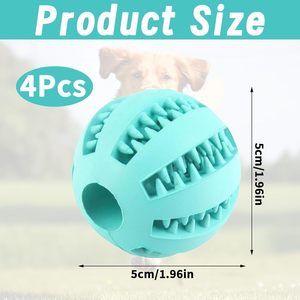 Jouets interactifs pour chiens, jouets en caoutchouc pour animaux de compagnie, balle magique roulante pour nettoyer les dents, jouet à mâcher pour chien à libération lente - Product Image 2