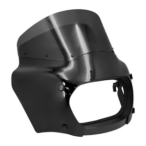 Couvercle de carénage de phare ABS noir pour <span class=keywords><strong>Harley</strong></span> Softail Fat Bob FXFB FXFBS 2018-2023 - Product Image 3