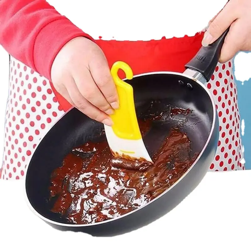 Durable Silicone Oil Stain Spatula Dirty Fry Pan Dish Pot Oil Stain Cleaning Brush Cleaner Washing Scraper Kitchen Tool Supplies