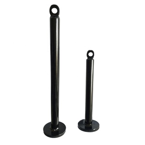 Goupille de chargement réglable pour plaques de poids de fitness avec boucle de support de charge de 8 cm, support de poids noir pour le fitness et le gain musculaire - Product Image 5