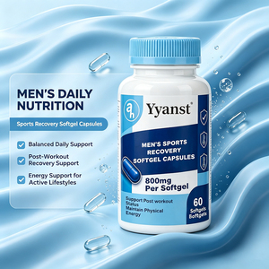 Men's Sports Recovery Softgel Capsules 60pcs 800mg Support <b>Post</b> Workout Status Maintain Physical Energy Daily Supplement for Men - Product Image 6