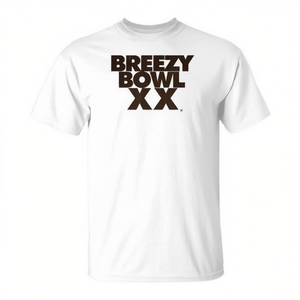 T-shirt promotionnel blanc pour homme Breezy Bowl Xx 2025 - Product Image 2