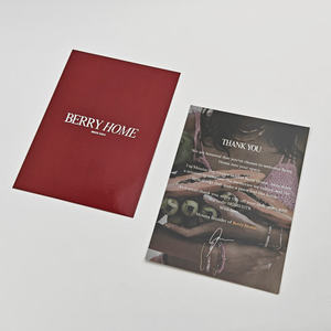 Tarjetas de Regalo de Agradecimiento Empresariales de Diseño de Lujo Personalizadas, Logotipo Impreso en Papel para Pequeñas Empresas - Product Image 1