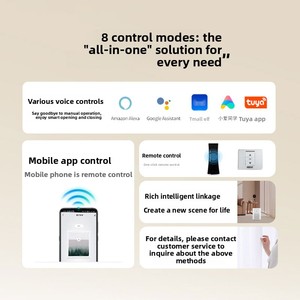 Rideaux automatiques pour la maison commandés par la voix, stores enrouleurs, <span class=keywords><strong>pare</strong></span>-soleil - Product Image 2