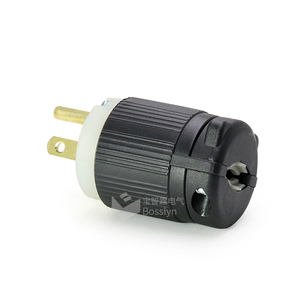 Spina Elettrica Industriale Nema 5-20P in Nylon Super Resistente/Spina Elettrica Americana Diritta/Nema 5-20P - Product Image 2