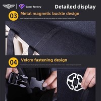 Organisateur de coffre de voiture en cuir, boîte de rangement pour SUV et berline, sac de rangement, fabriqué en Chine