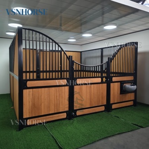 Panel Trasero Robusto para Establos de <span class=keywords><strong>Caballos</strong></span>, Pared Trasera para Boxes con Puerta de Acceso para un Control Práctico del Establo y un Uso Duradero - Product Image 3