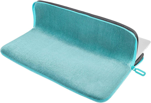 Neoprene trường hợp bìa Tương thích với MacBook Air/Pro 13 "và máy tính xách tay 12" velluto vải to sợi máy tính xách tay tay áo - Product Image 4