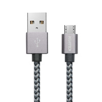 Cable de Datos y Carga de 3 Pies a Buen Precio, Cable de Carga USB de Aleación de Aluminio Micro USB Macho a USB 2.0 Tipo A Macho