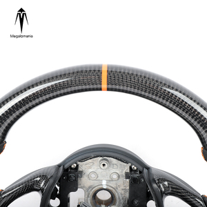 Volante LED de Fibra de Carbono y Cuero Personalizado al por Mayor, Compatible con Modelos <span class=keywords><strong>McLaren</strong></span> 720s - Product Image 4