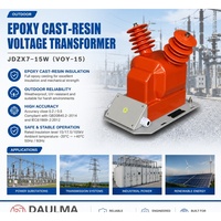 Transformateur de tension extérieur en résine époxy coulée JDZX7-15W(VOY-15) 15kV pour la configuration de projets et la sélection d'ingénierie
