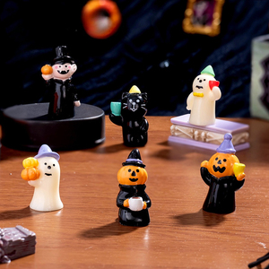Micro paisaje Halloween <span class=keywords><strong>vampiro</strong></span> calabaza fantasma resurrección fantasma Festival Horror resina ornamento hogar Mesa ornamento - Product Image 3