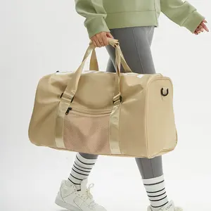Oyvb-7022 Weekender saco duffle bag com sapato compartimento ginásio saco leve impermeável