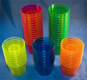 Tazas de bombardero de plástico, vasos de chupito de fiesta de bomba, vasos de bombardero de plástico duro de Color neón desechables, vasos de chupito de bomba Jager - Product Image 5