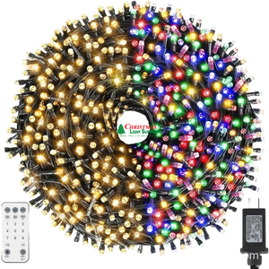 Luci LED a Stringa Impermeabili per Natale 10M 20M 30M 50M 100M per Interni ed Esterni, Decorazioni per Feste Natalizie e Matrimoni - Product Image 1