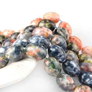 Perles <span class=keywords><strong>de</strong></span> céramique émaillée colorée, pièces, perles en porcelaine, argile, pour la fabrication <span class=keywords><strong>de</strong></span> bijoux - Product Image 2