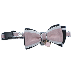 Collar de Entrenamiento para Gatos PUPE, Suave, Ajustable, con Lazo Pequeño, de Pana, Elegante, con Estampado Simple, Cierre de Hebilla Personalizado - Product Image 3