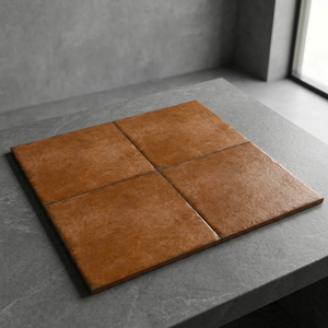 Carreaux de sol en porcelaine numérique marron brésilien Bahia 40x40cm, 12mm, mats, antidérapants, pleine masse, pour extérieur, usage intensif - Product Image 4