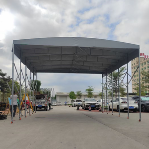 맞춤형 접을 수있는 푸시 풀 PVC 쉼터 텐트 저장 차고 보관으로 사용할 수 있습니다 - Product Image 1