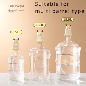 Nouvelle pompe à eau électrique, dispositif intelligent de régulation de la pression d'eau, distributeur d'eau électrique de dessin animé, mini distributeur d'eau entièrement automatique - Product Image 5