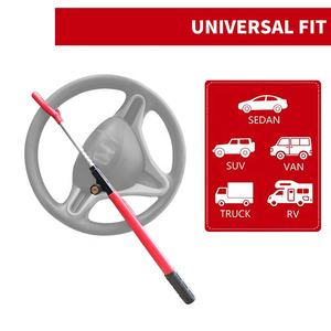 बहुक्रियाशील एंटी चोरी लंबे क्लच कार लॉक सुरक्षा यू-आकार के रिट्रेटेबल हार्पॉन कार स्टीयरिंग व्हील लॉक - Product Image 6