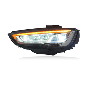 Pour Audi A3 2014-2016, mise à niveau vers un ensemble de phares à <span class=keywords><strong>LED</strong></span> matriciels de style 2017, DRL, clignotants dynamiques séquentiels - Product Image 3