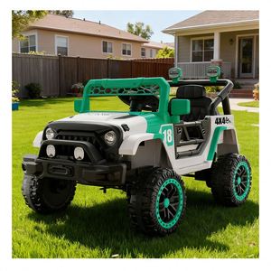 Voiture électrique pour enfants 2025, véhicule jouet à piles avec musique, lumières LED, télécommande, pour les aventures en plein air - Product Image 2