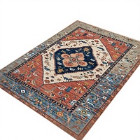 Tapis de style ethnique pour la maison, salon, table basse nordique, canapé, couverture épaisse, tapis de sol de chambre à coucher, chevet, luxe léger, sur mesure