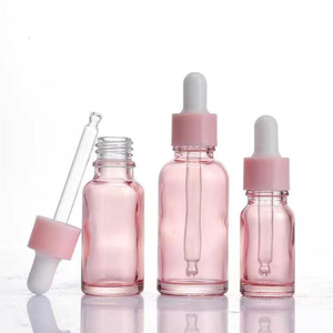 ขวดหยดแก้ว<span class=keywords><strong>สีชมพู</strong></span>1ออนซ์2ออนซ์4ออนซ์พร้อมปกโรสโกลด์ขวดหยดน้ำมันหอมระเหยสำหรับเครื่องสำอาง - Product Image 3