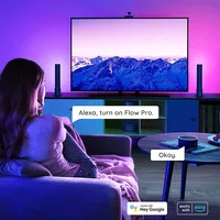 Contrôleur de bande LED intelligent Tuya Zigbee RGBW RGBCCT PWM Dimmer 360W Charge maximale compatible avec Alexa Google Assistant