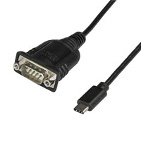 OEM Utech FTDI de alta calidad, Puerto COM, 1, 1, 2, 1 XDB9 macho, 1 XUSB-C macho, M 0,35, negro