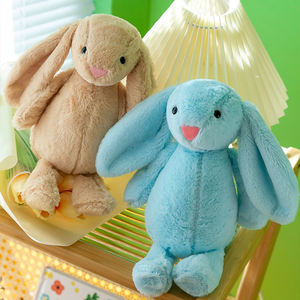 Atacado Bonito Soft Plush Páscoa Long Ear Bunny Sete Cores Rabbit Stuffed Animals Easter Bunny Toy - Product Image 3