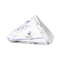 BOLLY BL-9 Fixateur d'angle triangulaire transparent en acrylique, connecteur en plastique en forme de L, accessoires de fixation pour boîte de présentation moulée par injection