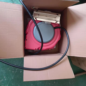 Enrouleur de câble rétractable de 50 pieds / 65 pieds, montage <span class=keywords><strong>mural</strong></span> / au plafond, retour par ressort, enrouleur de câble avec verrouillage gratuit - Product Image 6