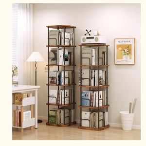 Estantería de madera de hierro para libros, de 3, 4 o 5 niveles, que ahorra espacio, para el hogar, sala de estar, libros infantiles - Product Image 4