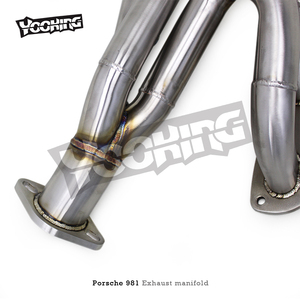 Tuning collecteur d'échappement en acier inoxydable pour PORSCHE 981 Cayman/Boxster 2.7/3.4 2012-2015 tuyau d'échappement suivi gratuit échappement de voiture - Product Image 4