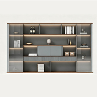 Bureau de direction gris KMJ, bureau de direction de luxe, grand bureau de direction, table de bureau de PDG
