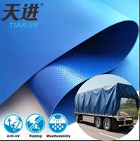 Bâche de camion en PVC tissé 650 GSM, haute résistance, imperméable, ignifuge, résistante à l'abrasion, pour couvrir les charges de véhicules