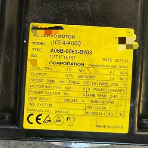 A06B-0063-B103 động cơ servo AC được lấy ra khỏi máy làm việc - Product Image 1